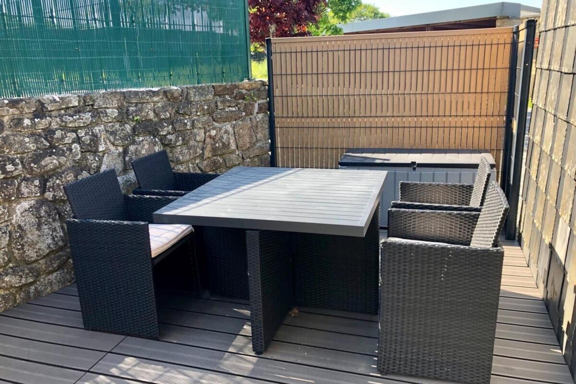 Jolie maisonnette cosy Bord de mer Terrasse Guidel Extérieur photo